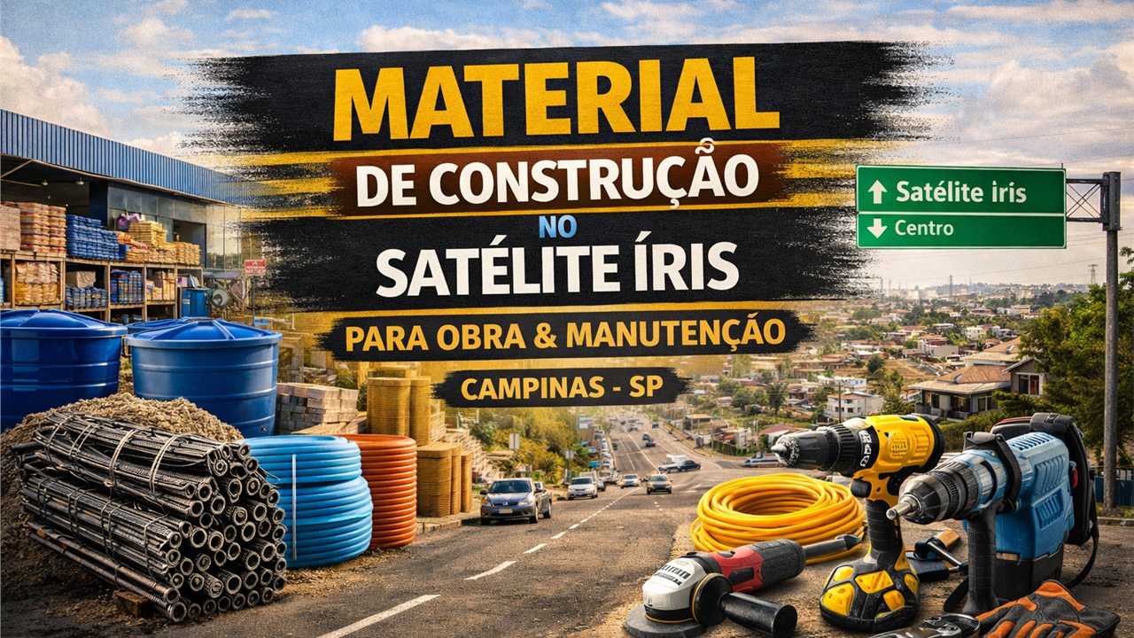 Imagem do artigo Material de construcao no Satelite Iris para obra e manutencao